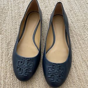 Navy Tory Burch flats size 9